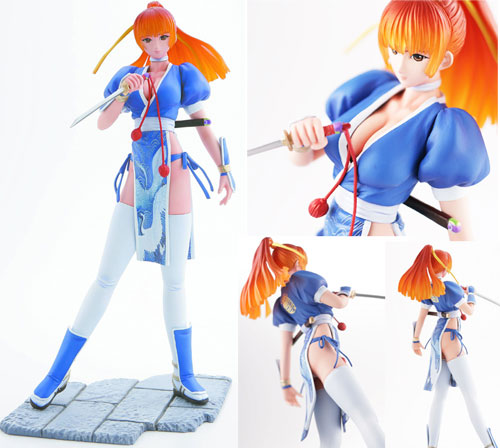 Dead or Alive: KASUMI (Blue Version) Mon-Sieur Bome Figure 15 [Kaiyodo]