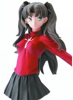 FATE Stay Night Figure: RIN TOHSAKA PVC Statue - Mon-Sieur Bome Figure Collection 22 [Kaiyodo Anime Figure]