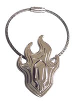 Bleach 3D Metal Wire Keychain: SKULL LOGO