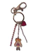 Negima Metal Charms Keychain: Asuna, Jewelry, Heart