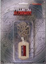 Fullmetal Alchemist Necklace: Fullmetal Alchemist Logo Dog Tag