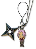 Naruto Shippuden Cell Phone Charm Strap: SAKURA & WEAPON