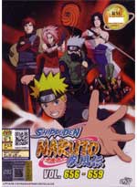 Naruto Shippuden DVD Vol. 656-659 (Japanese Version) - Anime