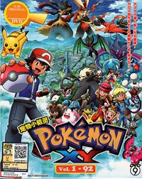 Pokemon XY (Season 17) DVD Collection Boxset 1-92 - (Japanese, Cantonese Ver) Anime