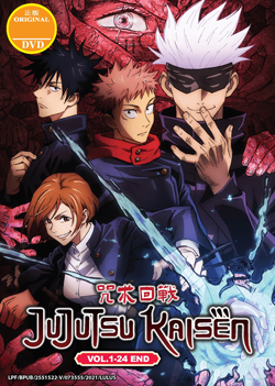 Jujutsu Kaisen DVD (Vol. 1-24 End) - *English Dubbed*