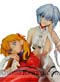 Neon Genesis Evangelion 1/8 Scale Pre-Painted PVC Statue: Rei & Asuka (Plugsuit Version) [Kotobukiya Import]